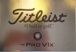 Titleist Pro V1x left dash Golf Balls