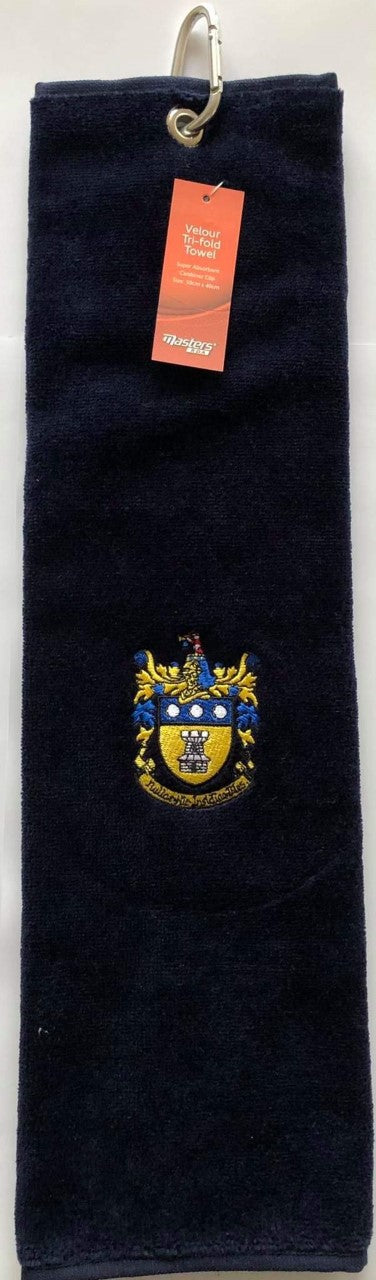 Crested Towel Navy